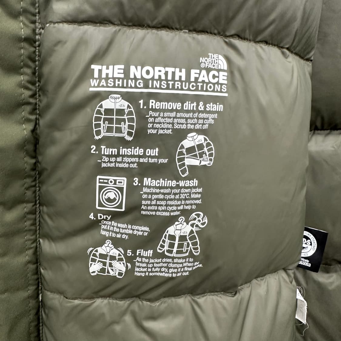 100 노스페이스 에어 히트 남자 구스다운 하프패딩 상품이미지7