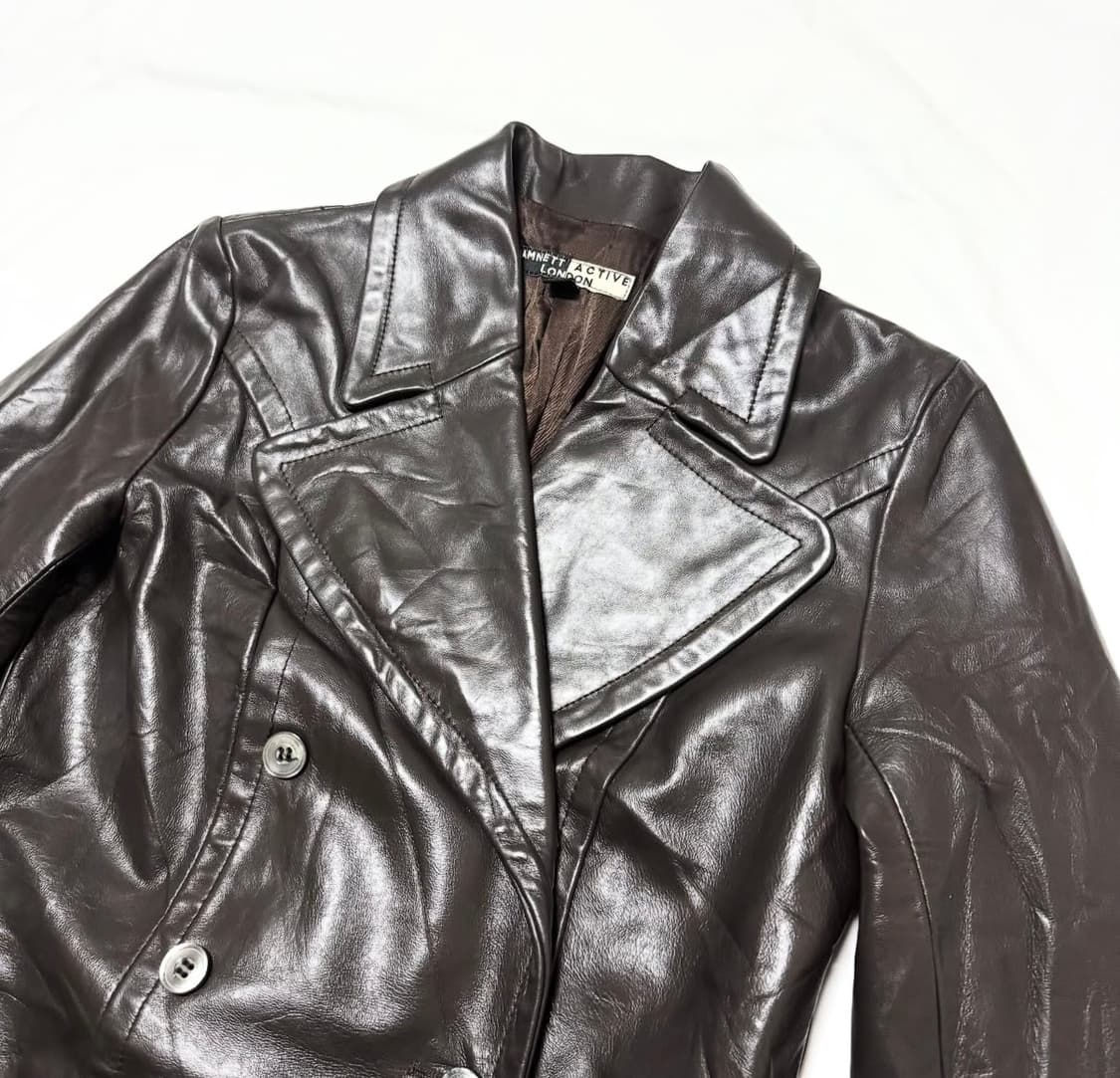 캐서린 햄넷 - 레더 코트 상품이미지2