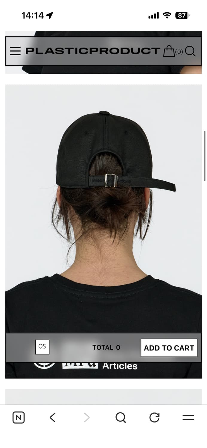 플라스틱 프로덕트 MPa RESISTANCE CAP (BLACK) 상품이미지3