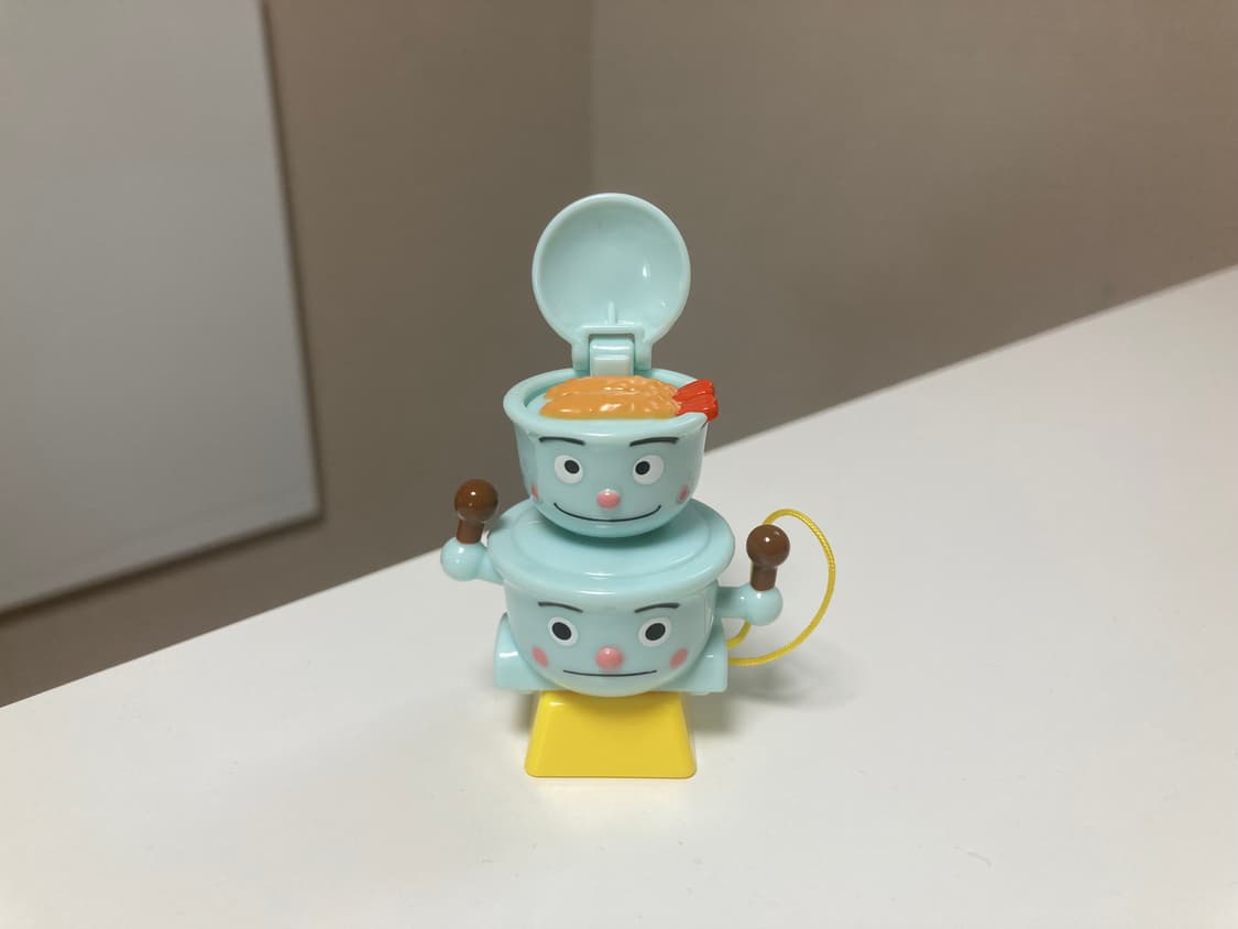 호빵맨 새우튀김 덮밥맨 피규어 키링 상품이미지1