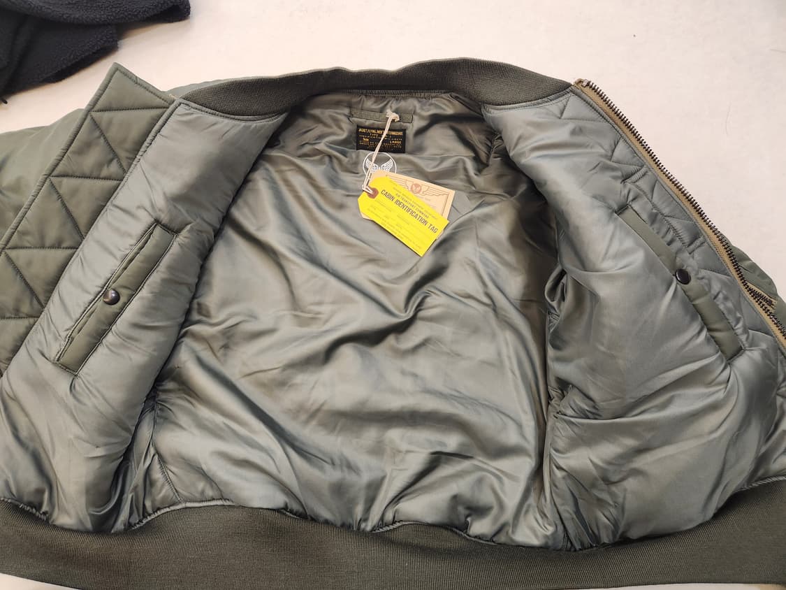 (새상품) 브론슨 ma-1 L사이즈 중국판 상품이미지7