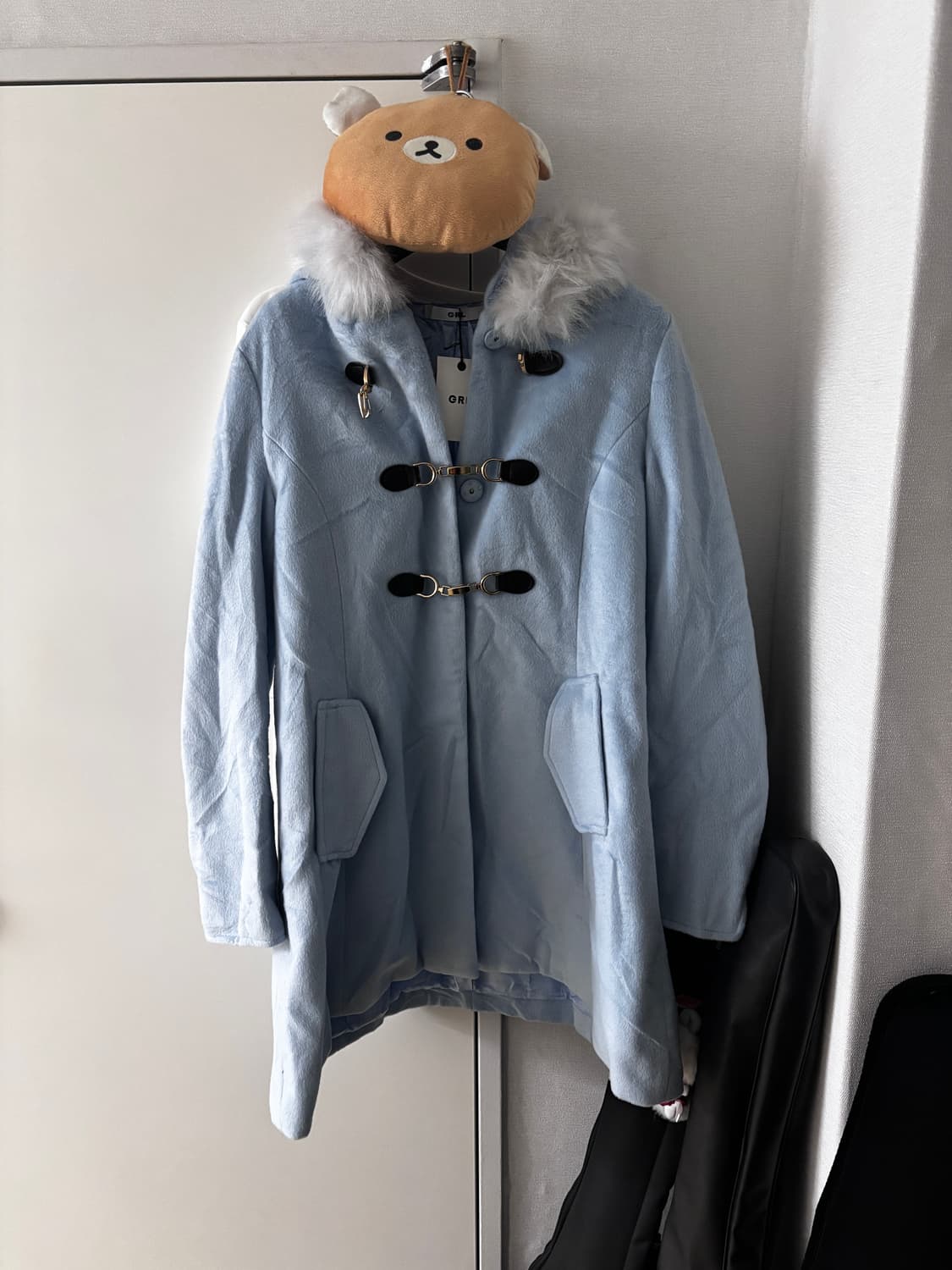 GRL 베이비블루 케이프 코트 상품이미지1