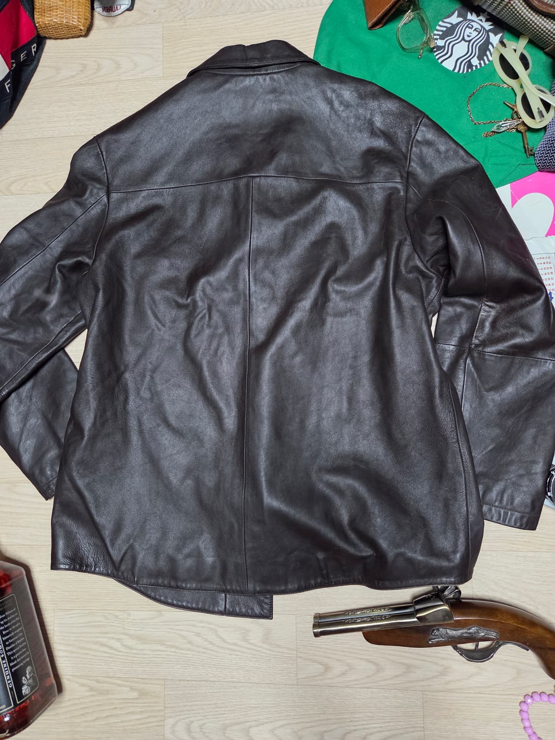 INTERMEZZO 레더자켓 가죽자켓 양가죽 라이더 바이크 카코트 상품이미지6