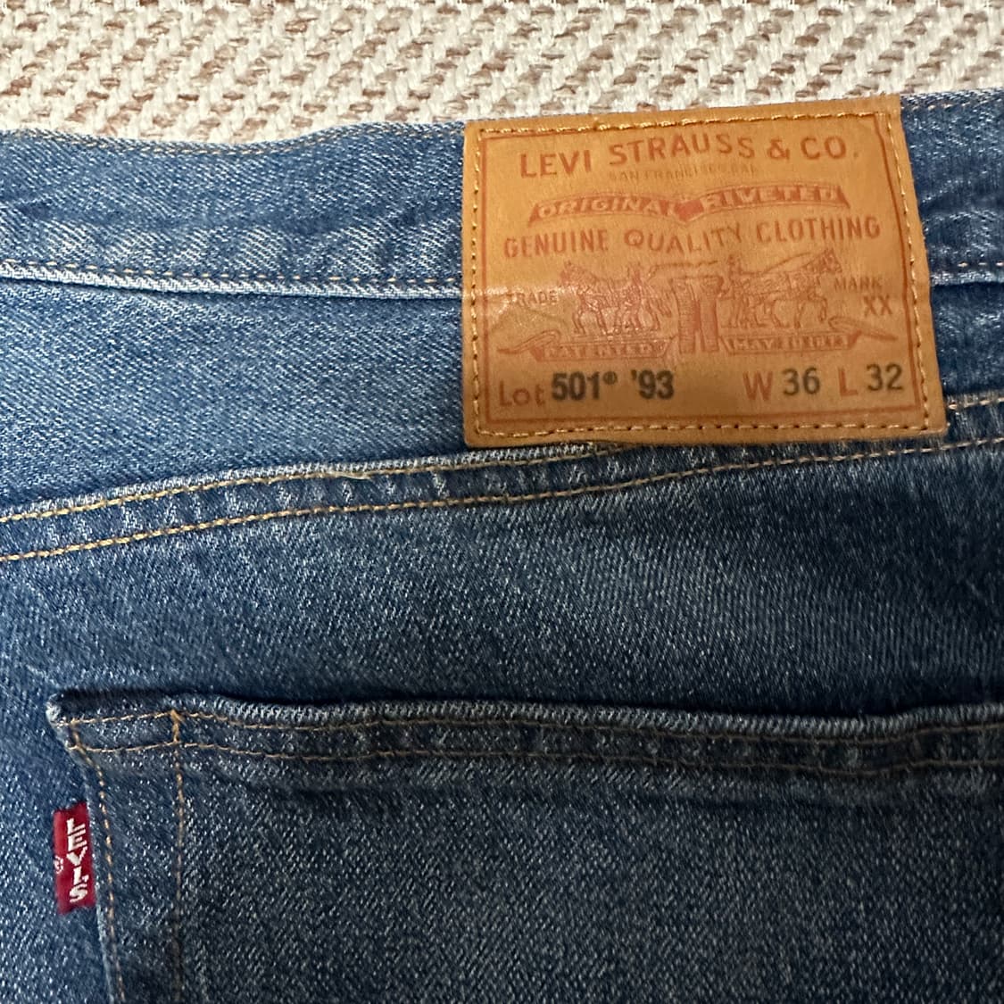 LEVI'S 501' 93 premium vintage jeans 상품이미지3