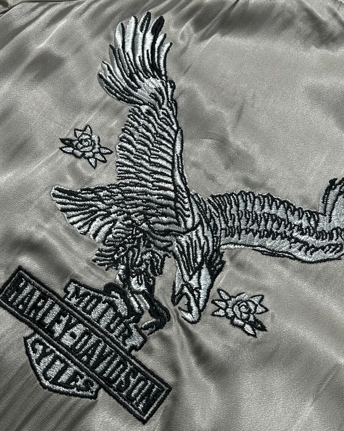 할리 데리비슨 자수 빅로고 리버시블 스카쟌  상품이미지4