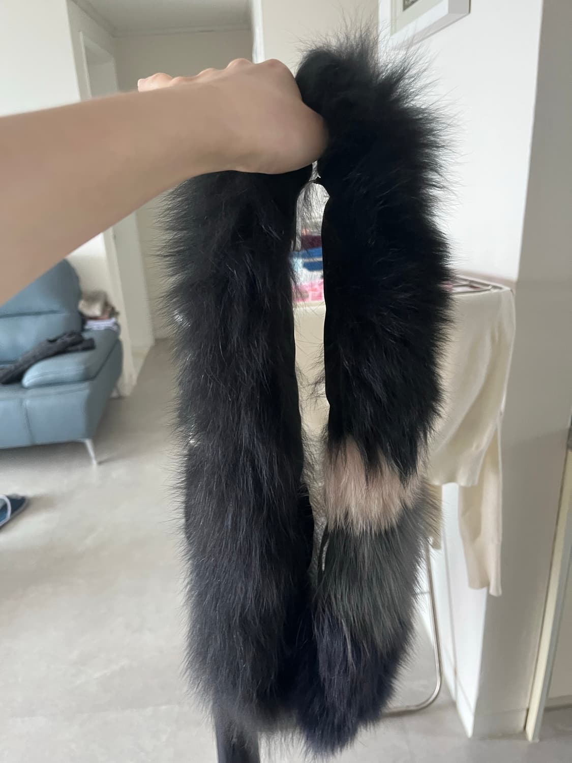발렌시아 폭스 퍼 머플러 새상품 상품이미지3