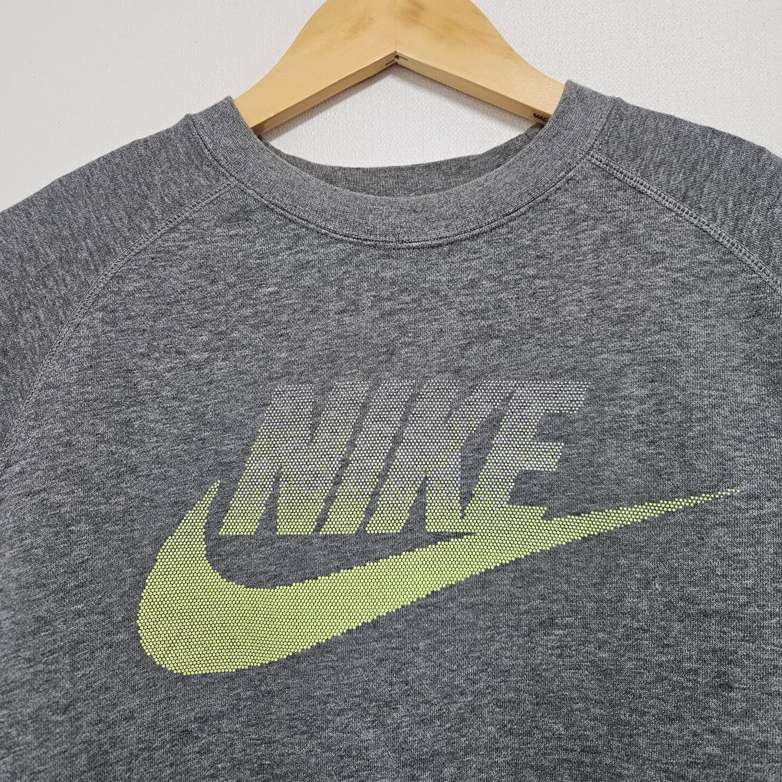 나이키 라임 빅로고 맨투맨 M 95 상품이미지3