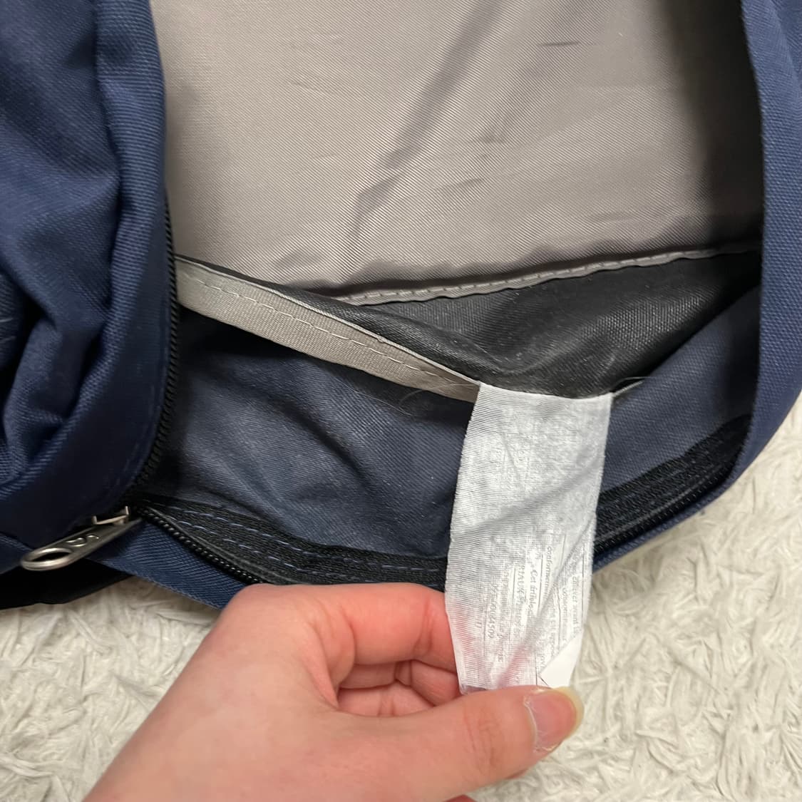 Jansport navy backpack 상품이미지5