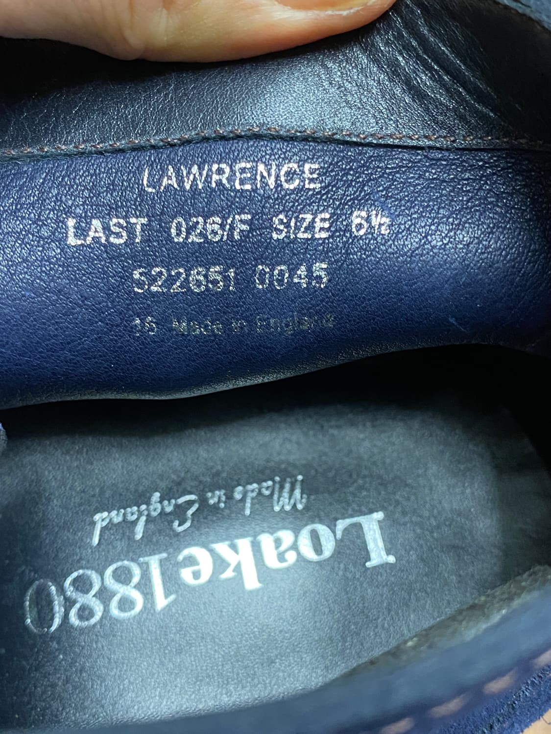 Loake 로크 1880 처카부츠 (UK6.5) 상품이미지5