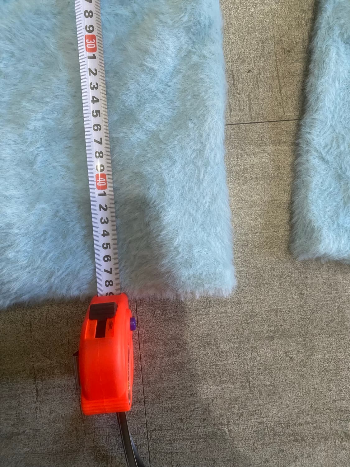 일본빈티지 하구미모리걸 달천깔페어리 포슬니트스웨터 멜란지블루 상품이미지3