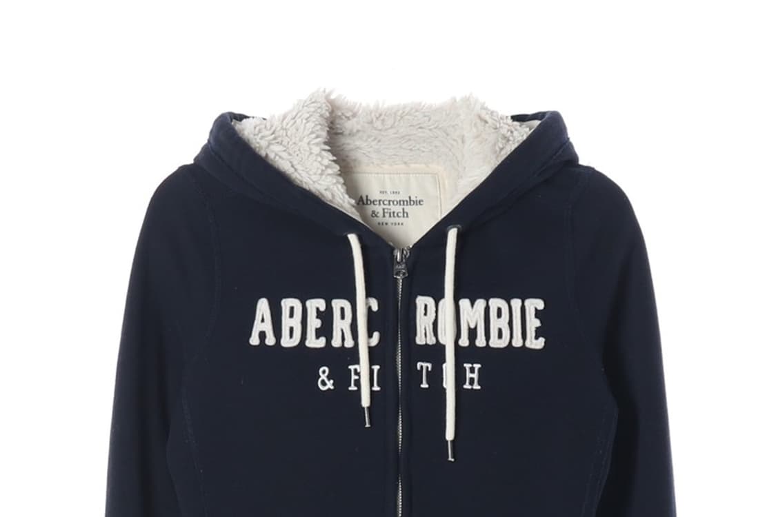 아베크롬비 네이비 양털 후드 집업 S 상품이미지4