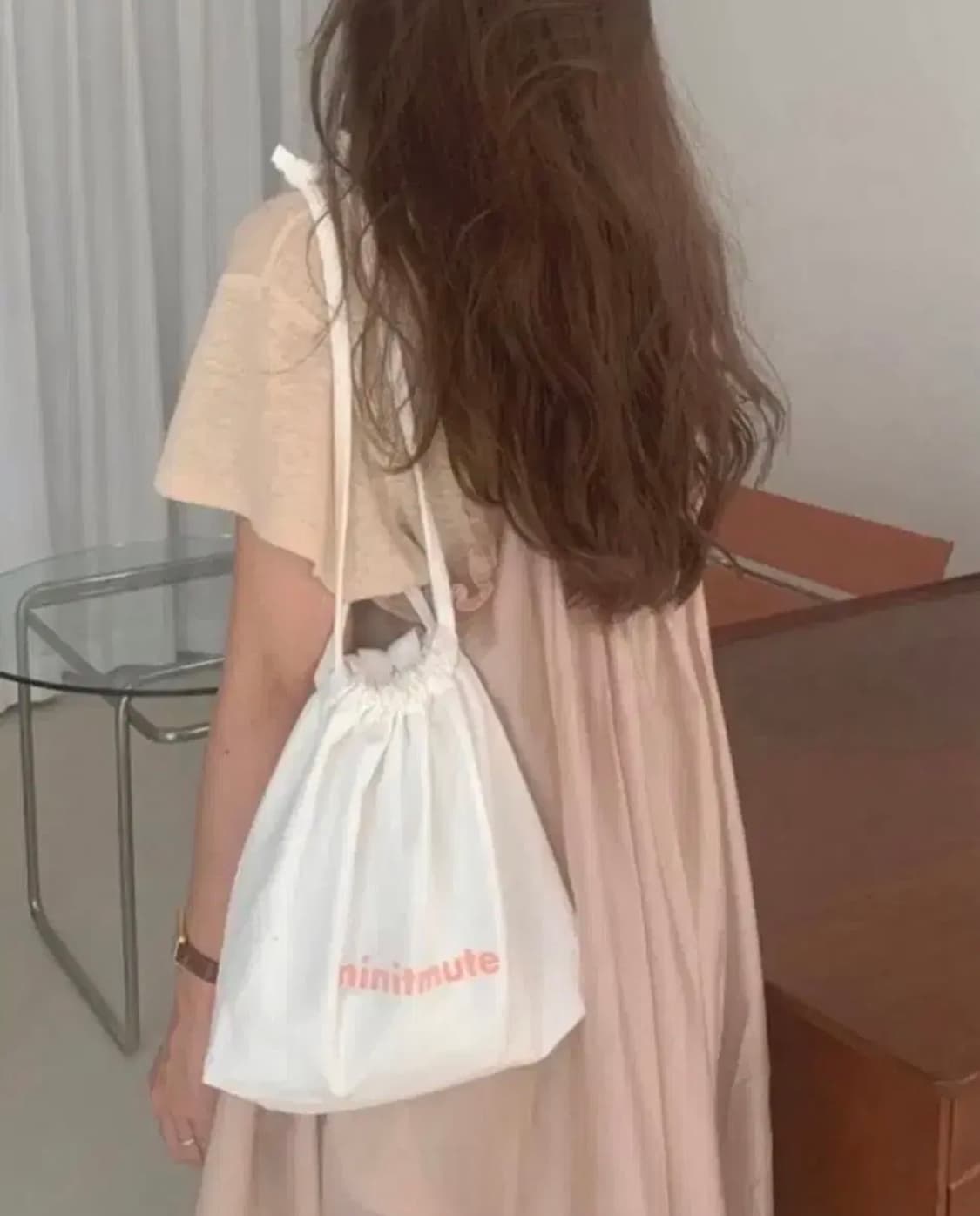 [새상품] 미닛뮤트 에코백 스트링백 가방 상품이미지1