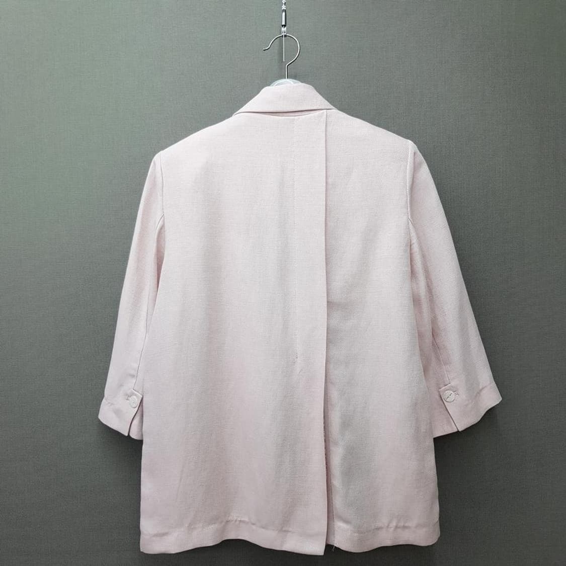 잇미샤 2023 린넨 블렌드 반팔 더블 버튼 자켓 55사이즈 상품이미지4