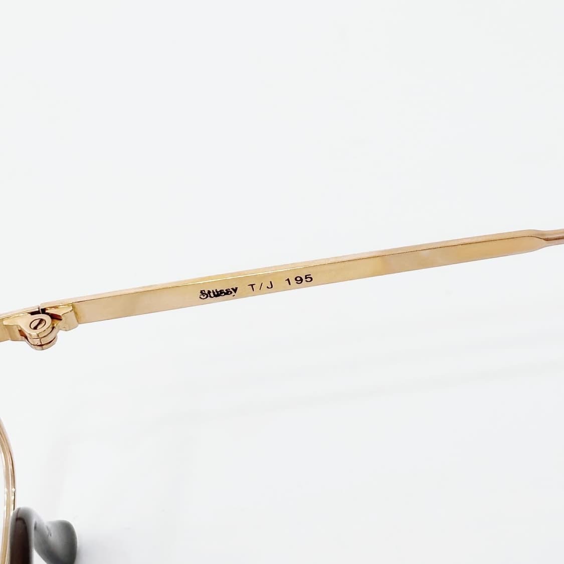 STUSSY 골드 스퀘어 데드스탁 빈티지안경 상품이미지4