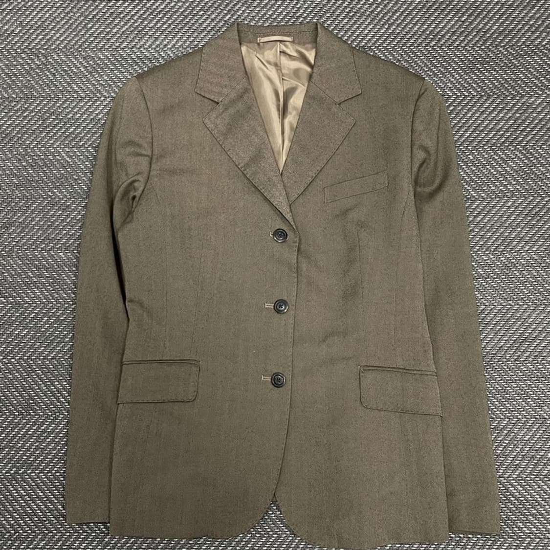 제이프레스 싱글 버튼 모직 블레이저 v0218 상품이미지1