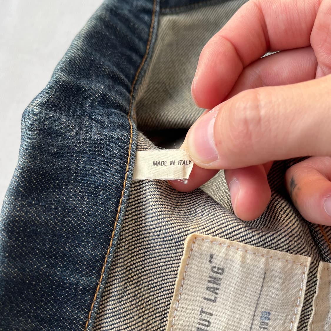 핼무트랭 99s 클래식 데님 자켓 상품이미지4