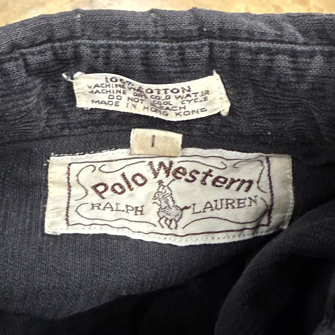 [정품/100]  1970~80s 폴로 웨스턴 코듀로이셔츠 b10 상품이미지5