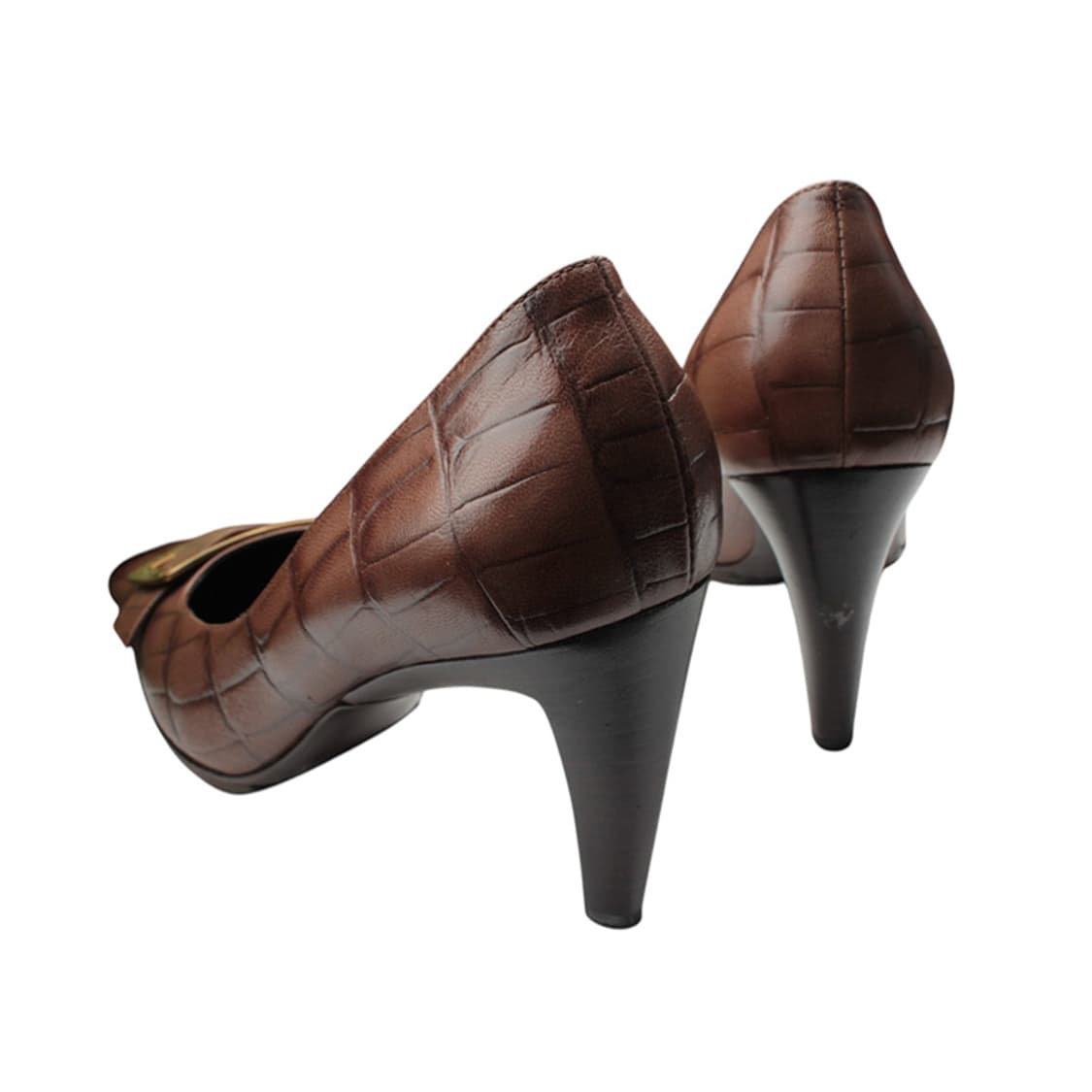 에스까다 브라운 와니패턴 펌프스 37 상품이미지4