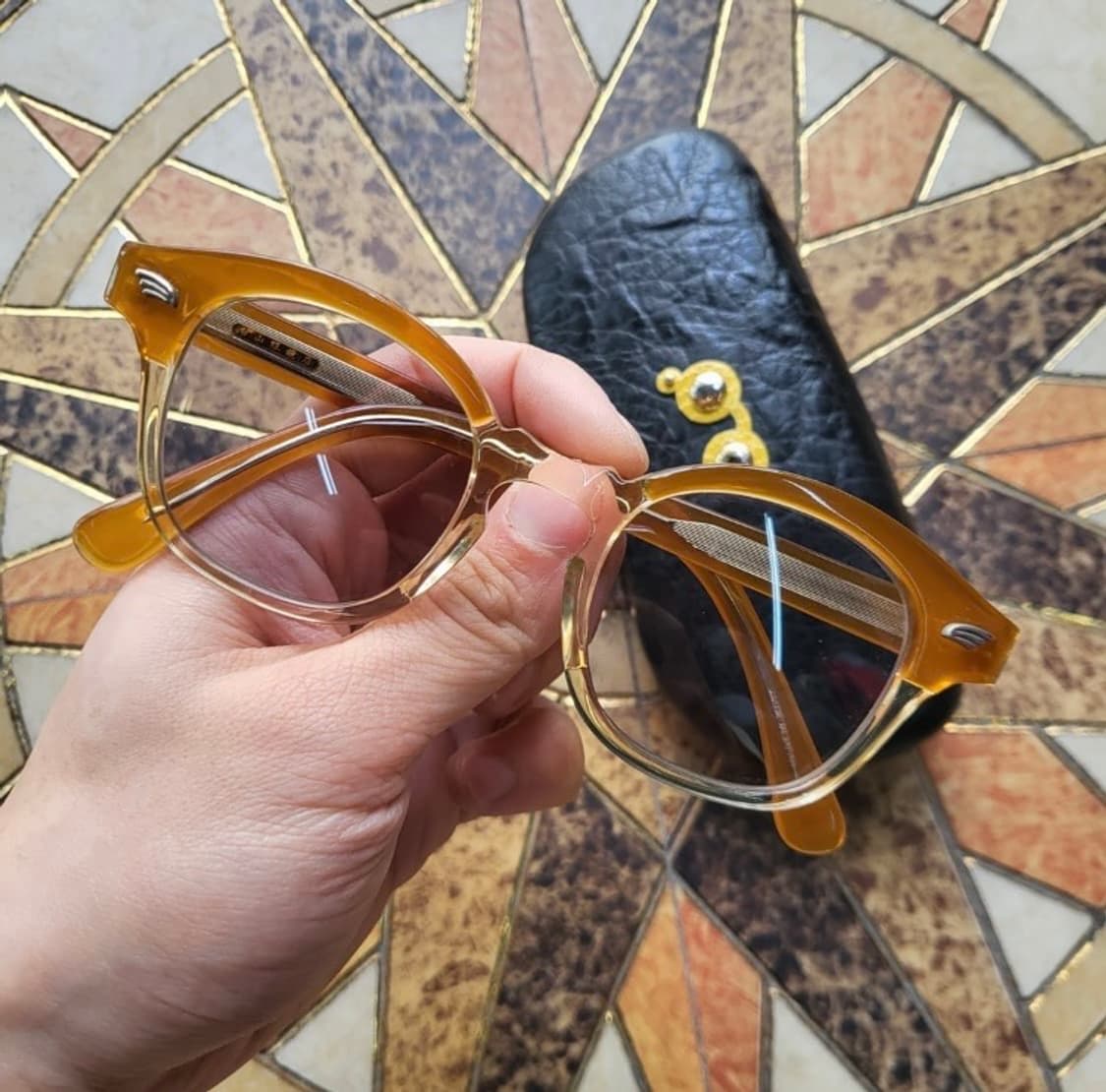 급처 백산안경 윕스 투톤 상품이미지3