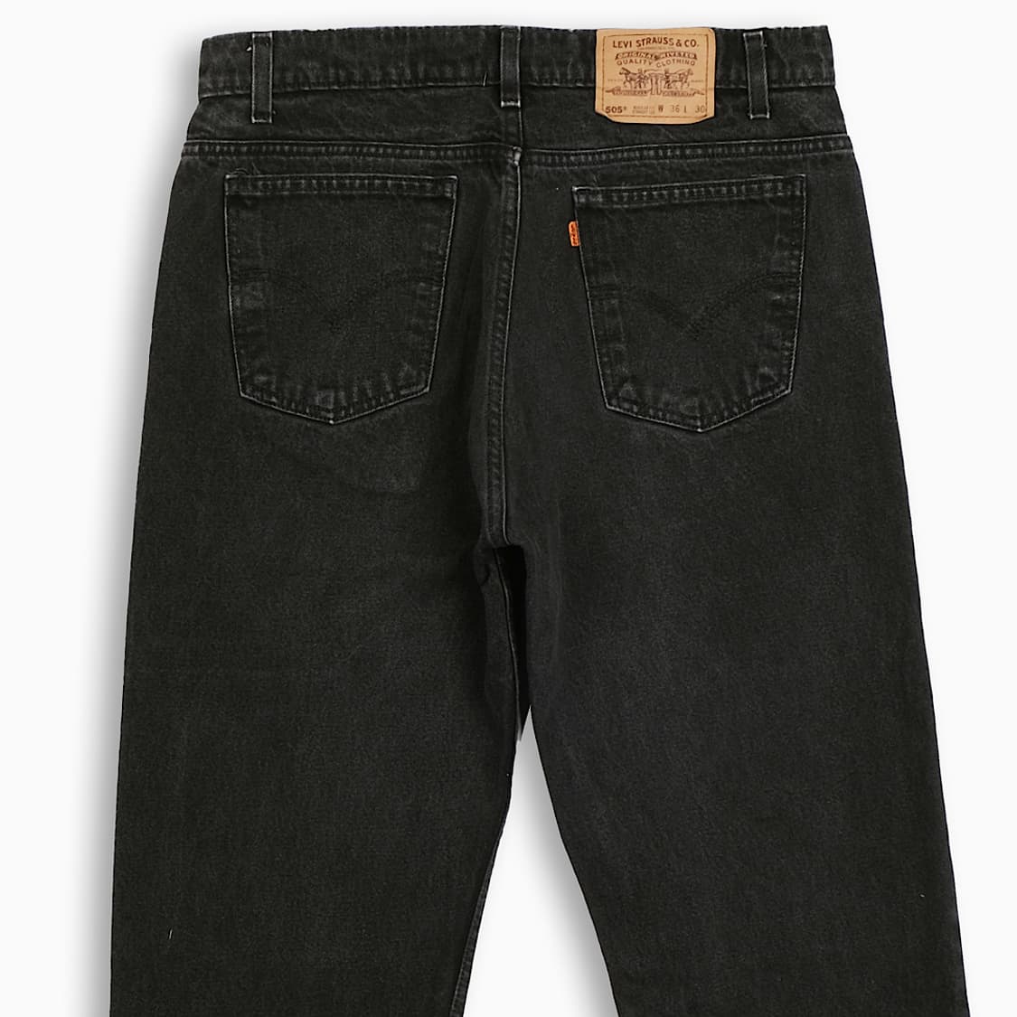 리바이스 505 오렌지탭 흑청 90s 34 인치 OR50536166 상품이미지6