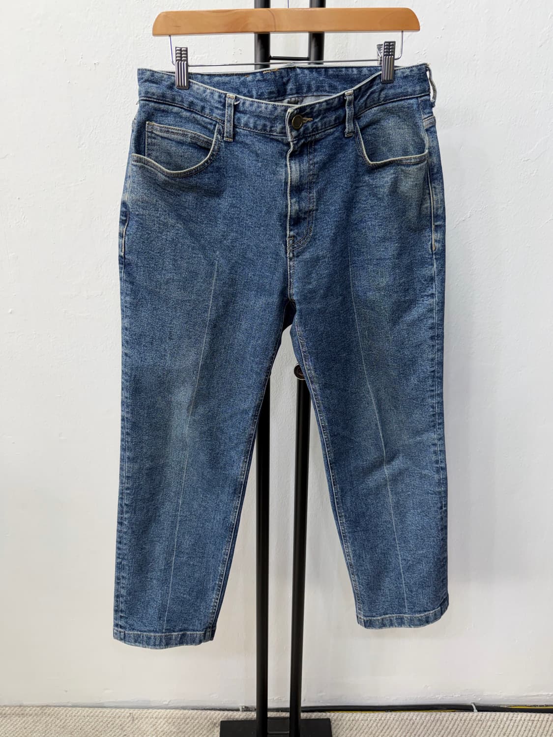 정품) 솔리드옴므 로고 청바지 50(32-33) 상품이미지1