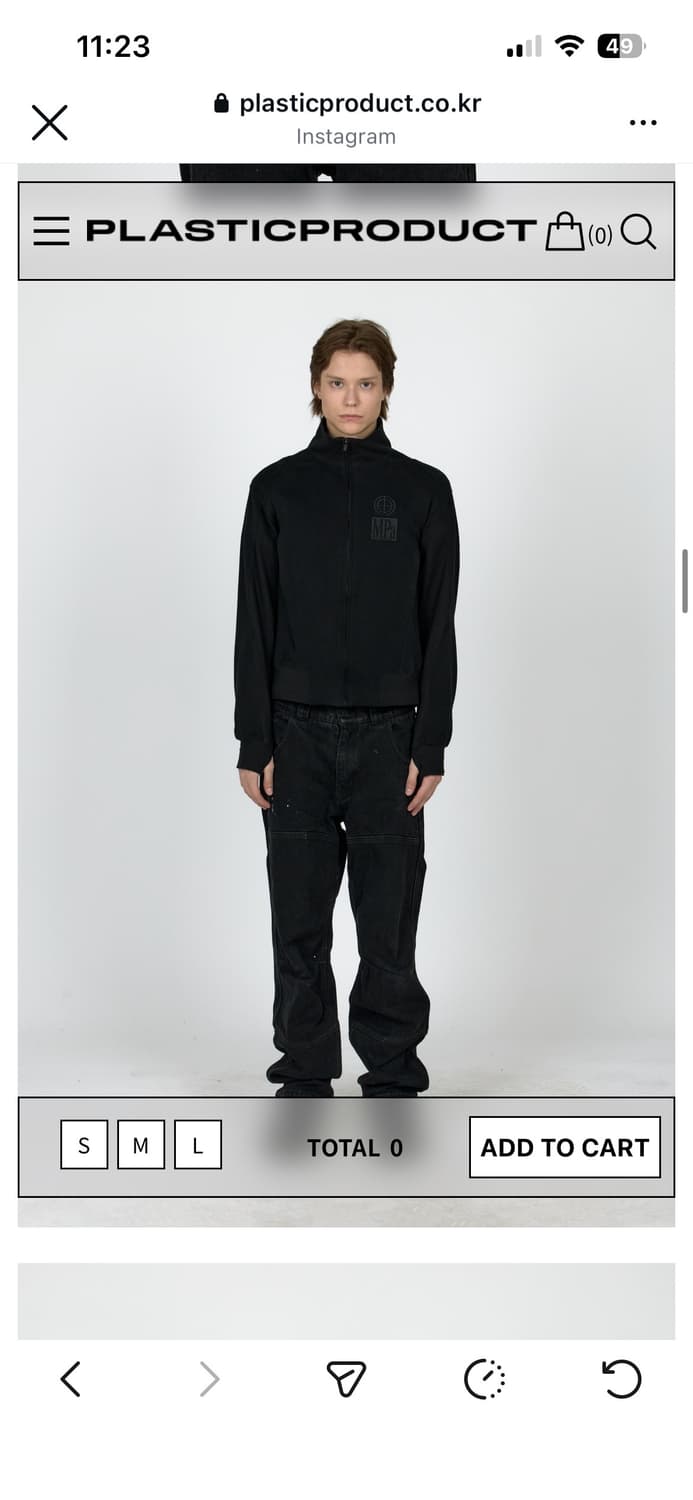 MPa CONTRAST ZIPPED JACKET(black) 상품이미지4