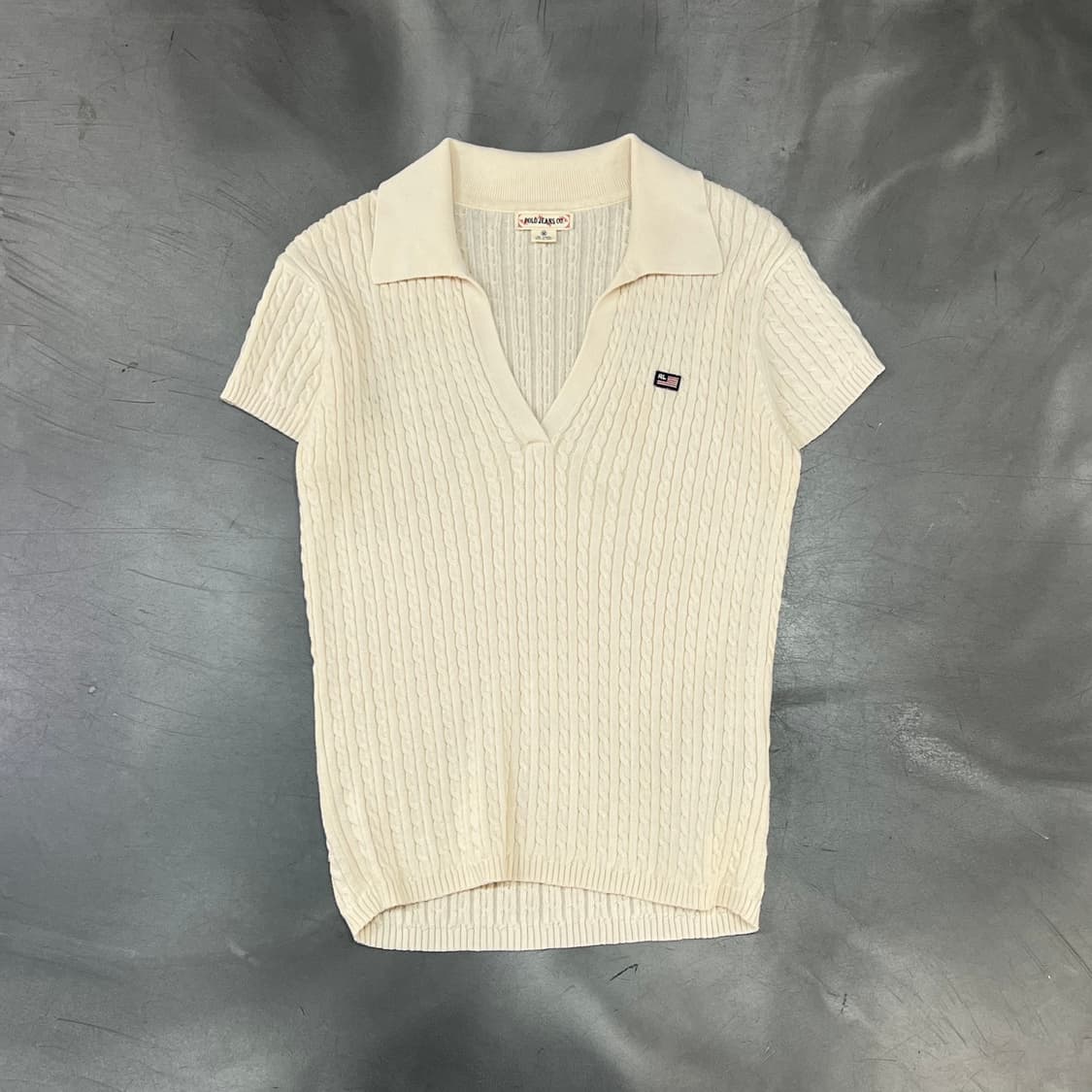  폴로진스 꽈배기 하프 카라티 y16386 상품이미지1