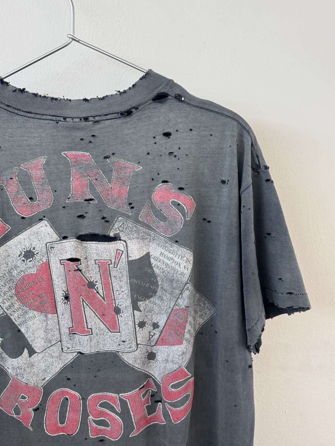 90s brockum guns n' roses faded t shirt 상품이미지8