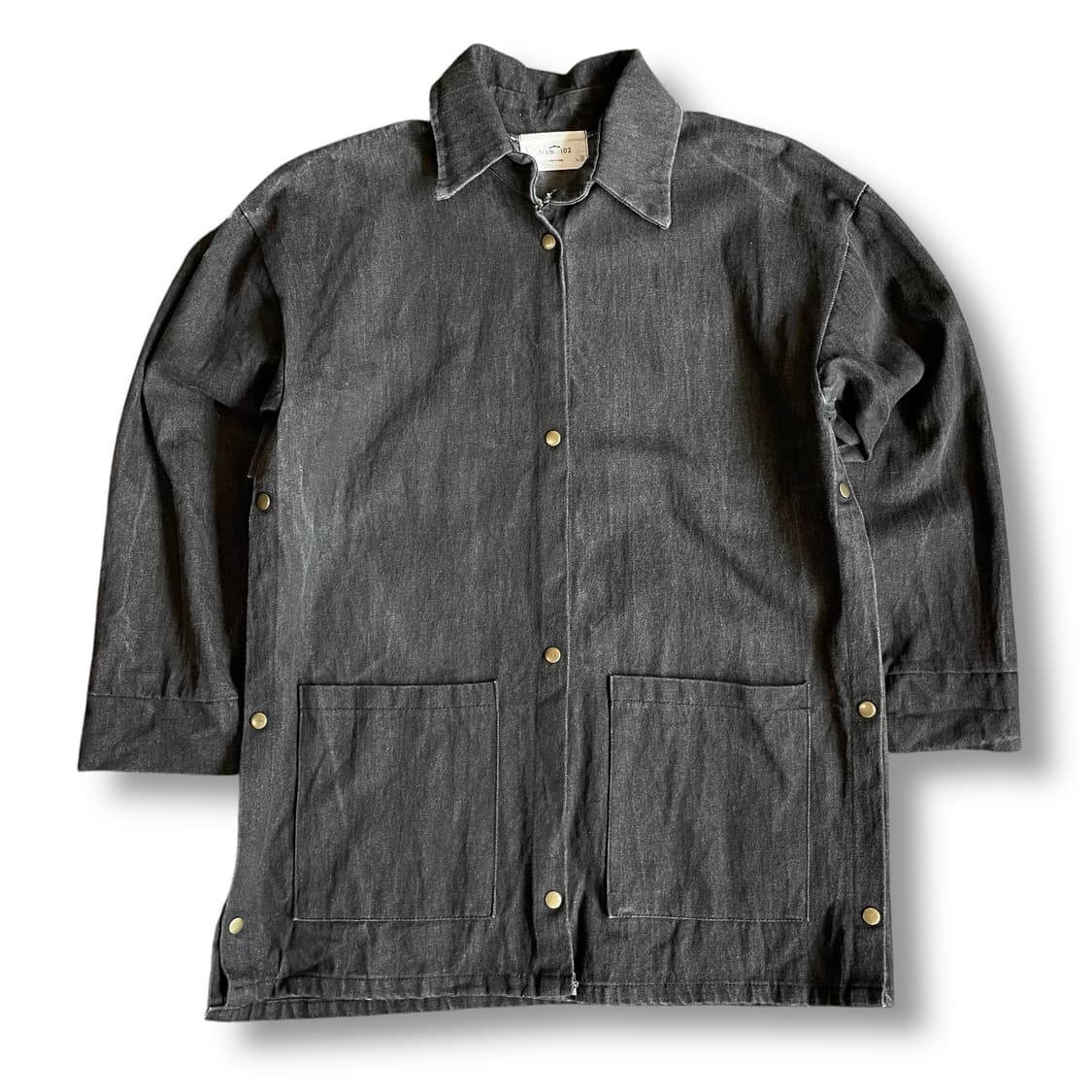 빈티지 흑청 데님 자켓 상품이미지1