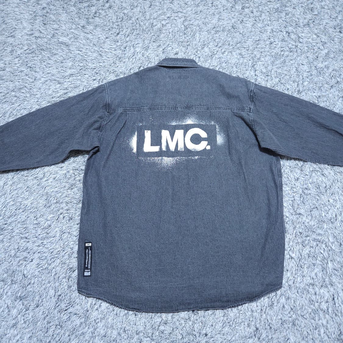  LMC) 2(XL~) 남자 오버핏 데님자켓 셔츠형자켓 / 왕눈이샵 상품이미지5