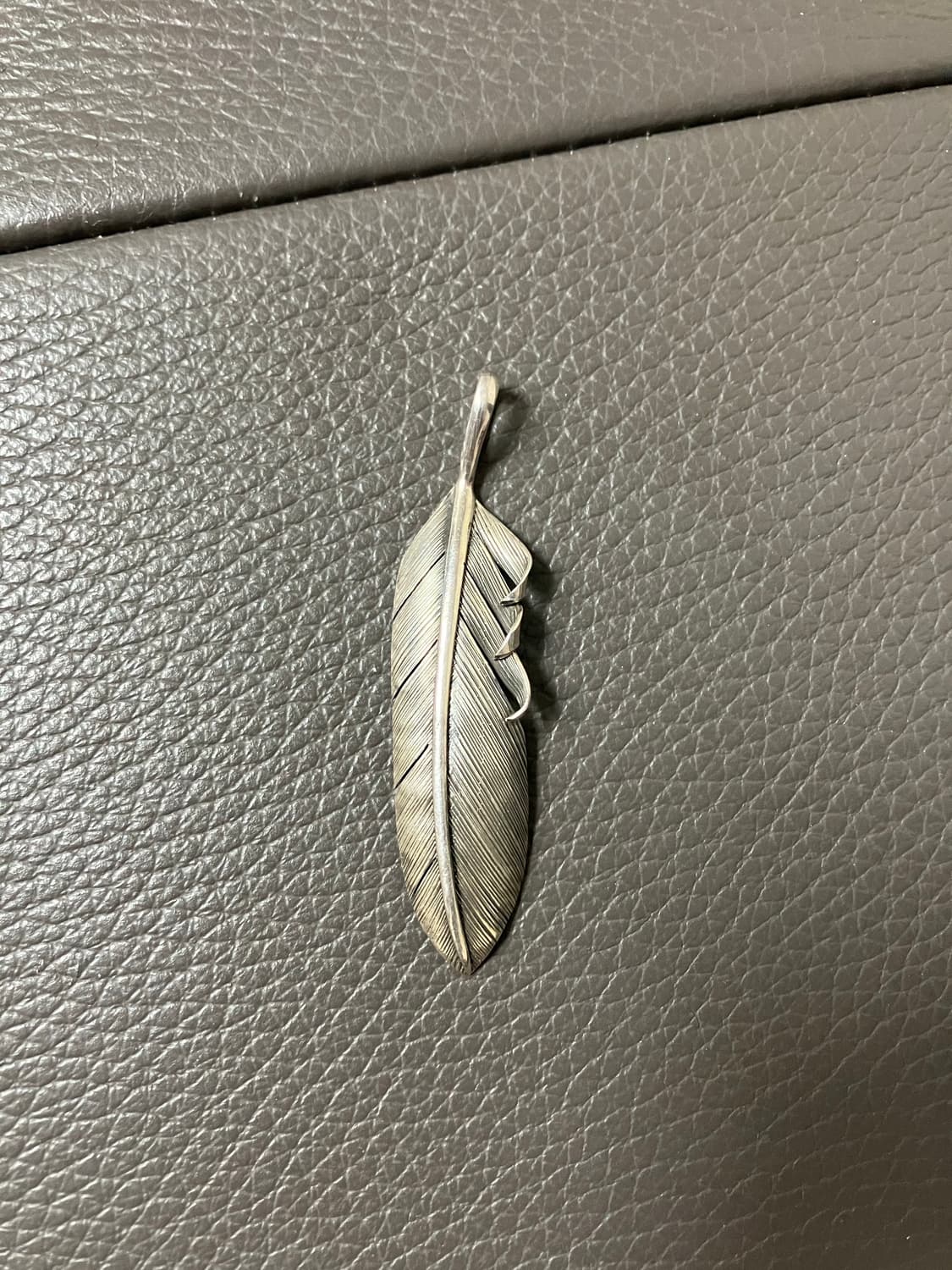 네이티브 아메리칸 실버 깃털 팬던트 상품이미지1