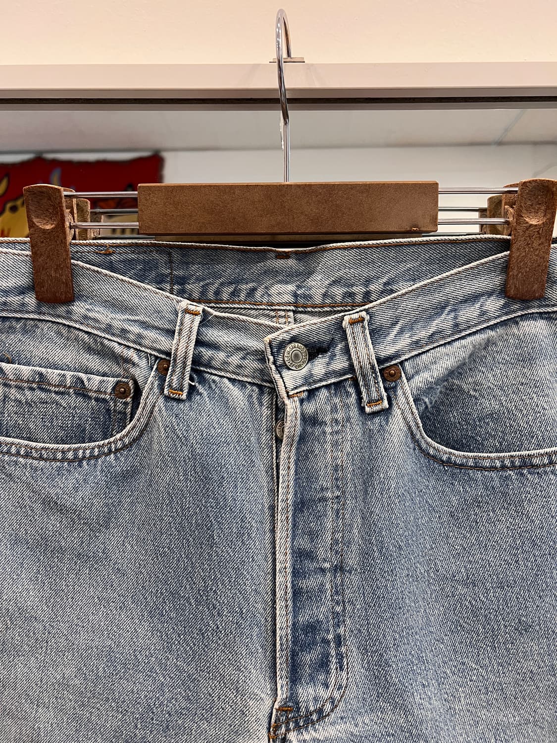 90s Levis 리바이스 빈티지 컷오프 데님 쇼츠 팬츠 (USA) 상품이미지2