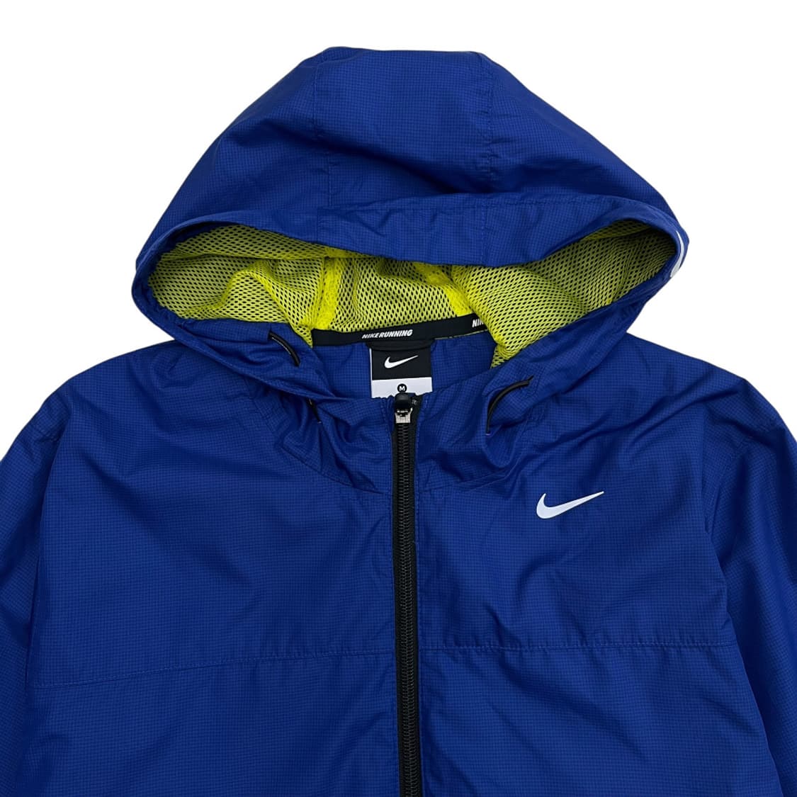 나이키 블루 배색 블랙 후드 바람막이 M 상품이미지4