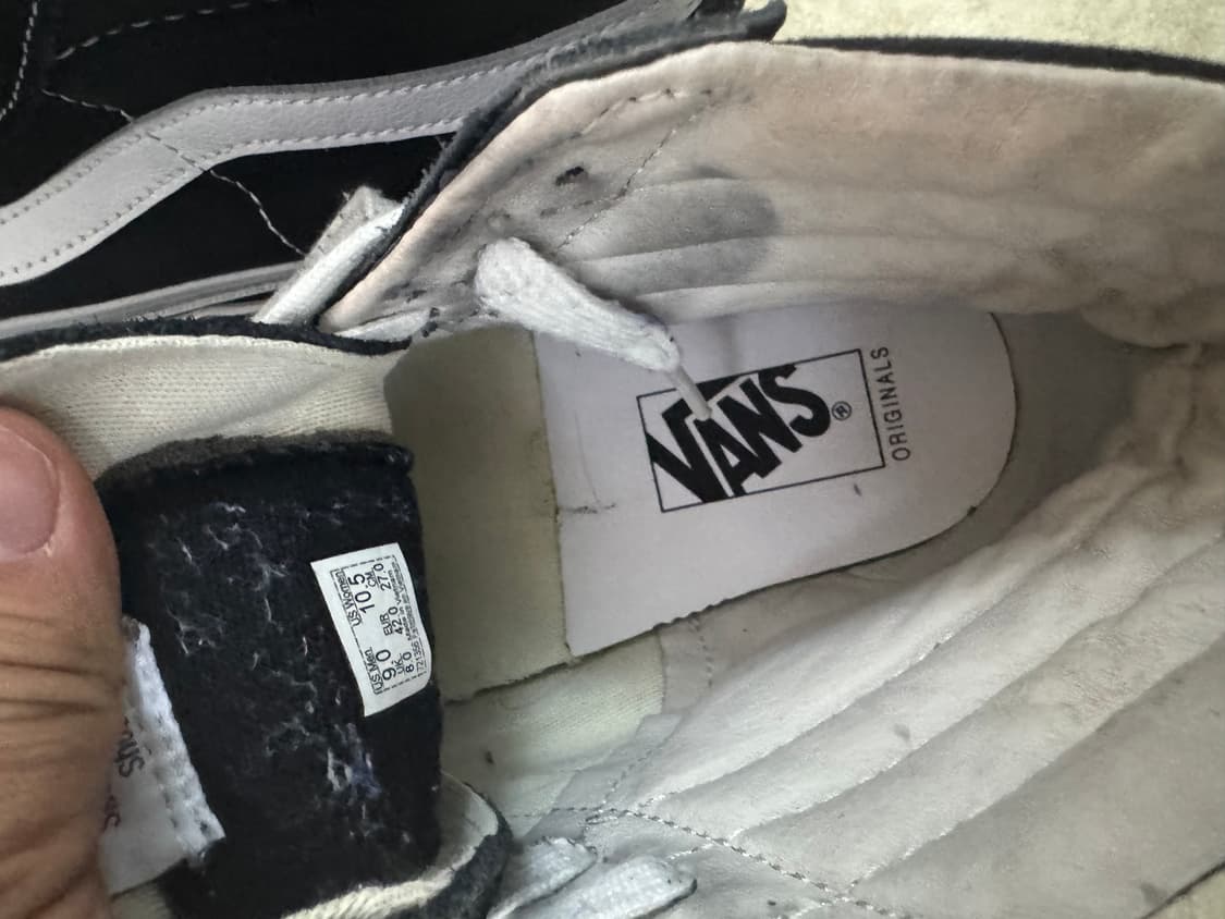 반스 볼트 스케이트하이 블랙 270 상품이미지4