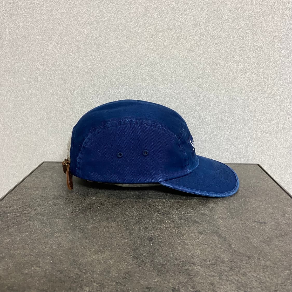 (OS) 슈프림 박스로고 캠프캡 모자 워시드 인디고 네이비 상품이미지2