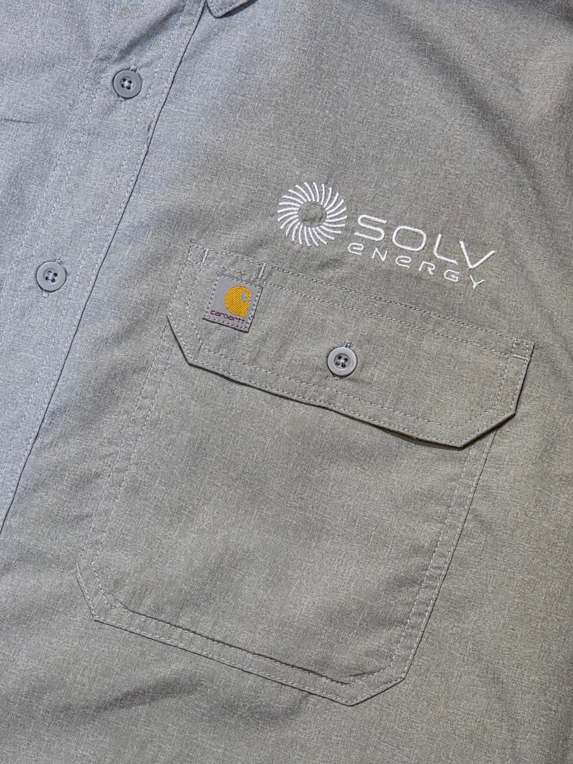 칼하트 그레이 반팔셔츠 상품이미지2