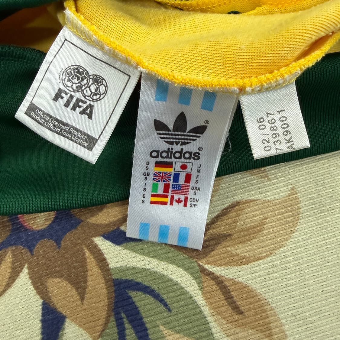 (S)00s 아디다스 Adidas 브라질 트랙탑 져지(옐로우) 상품이미지3