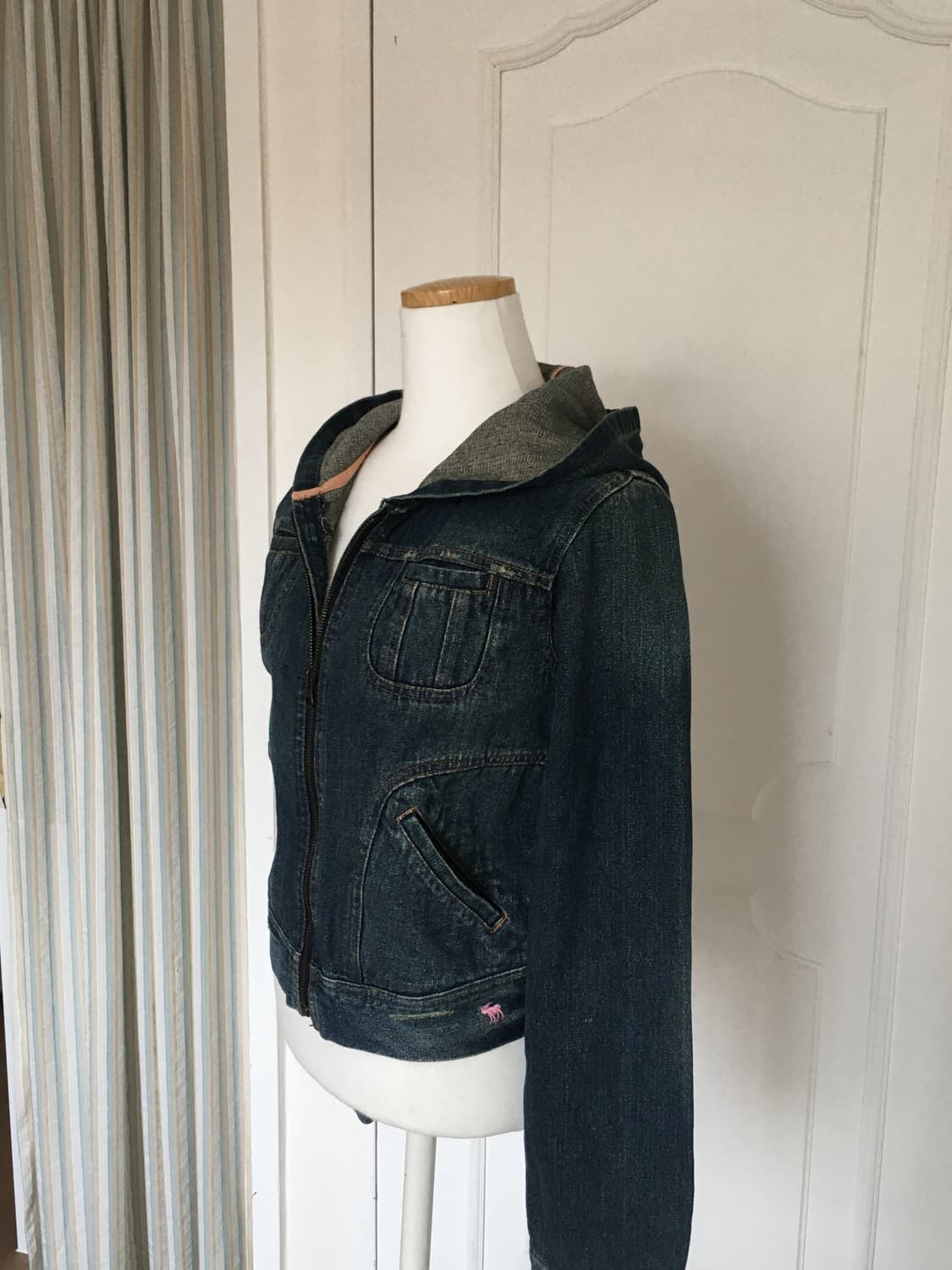 아베크롬비 빈티지 데님 후드 자켓 상품이미지2