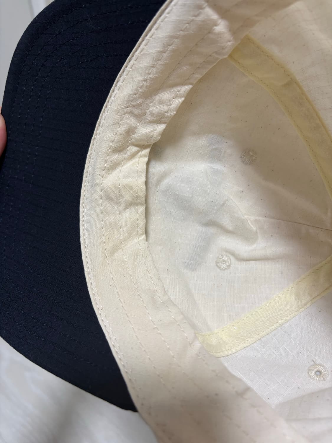 휴먼메이드 5-패널 립스탑 캡 화이트 상품이미지5