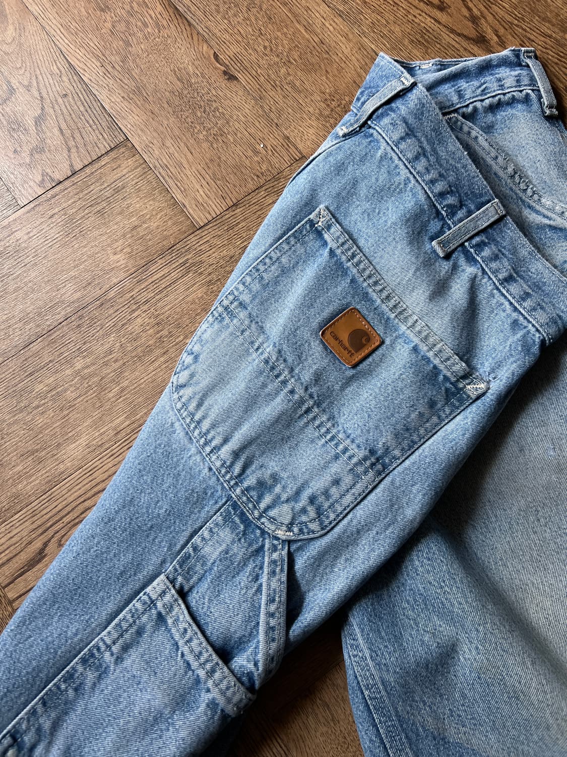 [32]칼하트 USA 빈티지 워싱 싱글니 카펜터 워크 데님 팬츠 상품이미지6