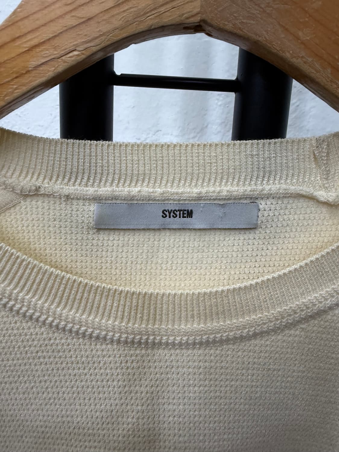 정품) 시스템옴므 니트 맨투맨 95 상품이미지6