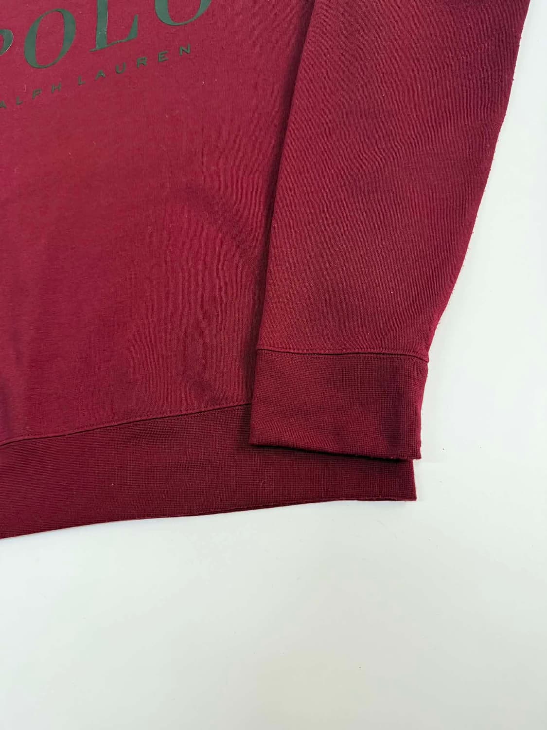 [M] 폴로 랄프로렌 빅로고 버건디 스웻 셔츠 맨투맨 상품이미지6