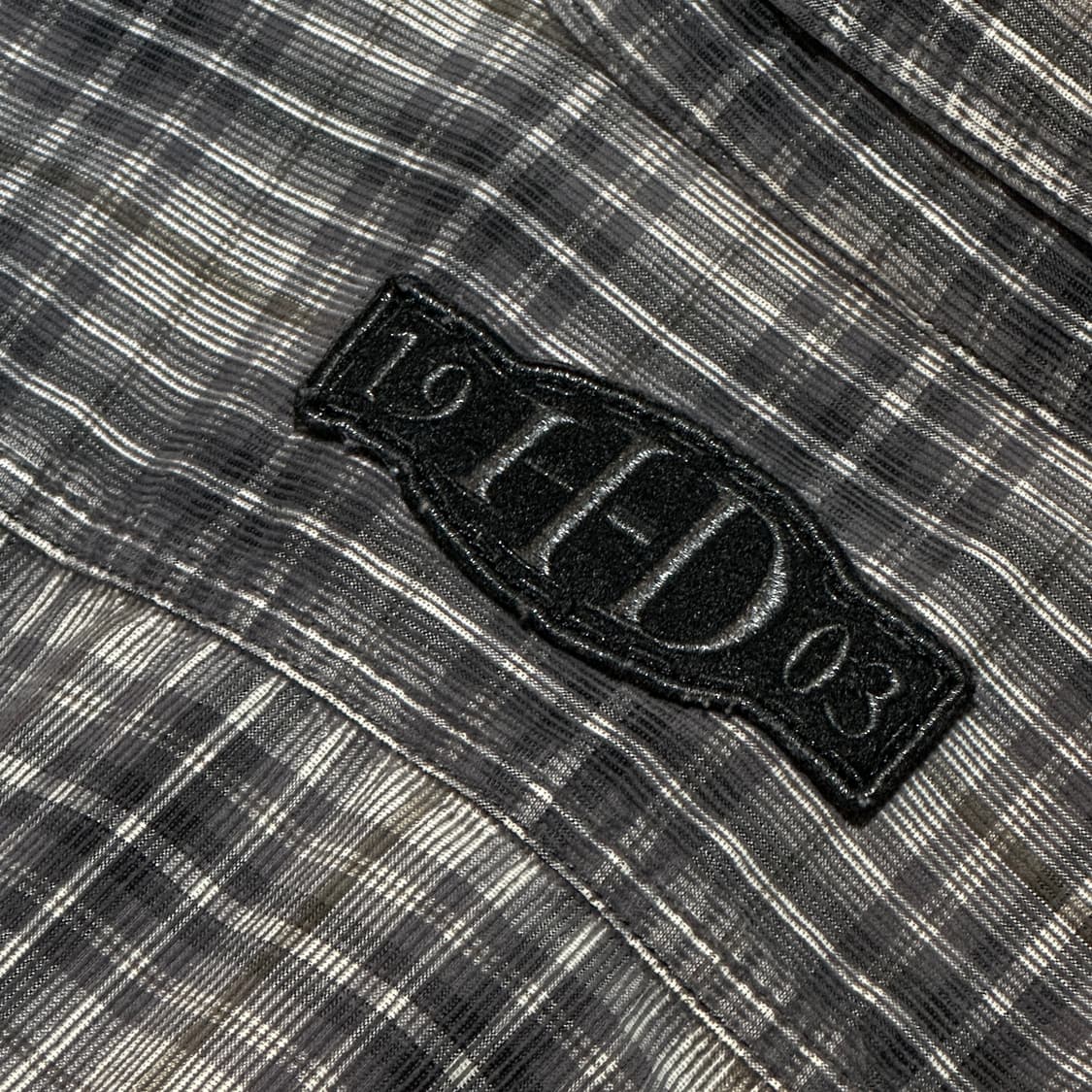[HARLEY-DAVIDSON] 겉기모 쿠앤크 체크 빈티지 할리셔츠 상품이미지5