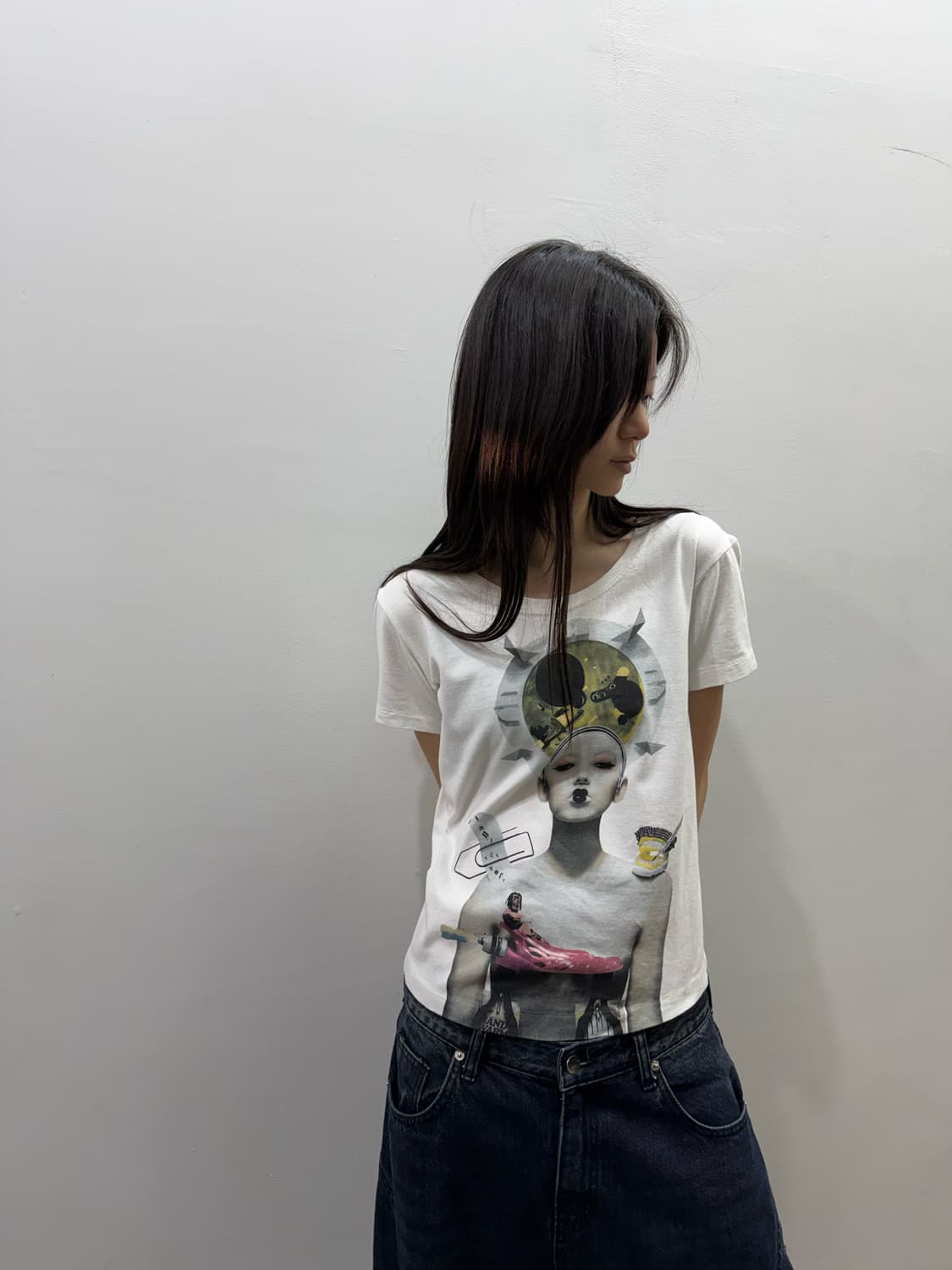 준지 x 알렉스앤펠릭스 그래픽 아트워크 티셔츠 상품이미지4