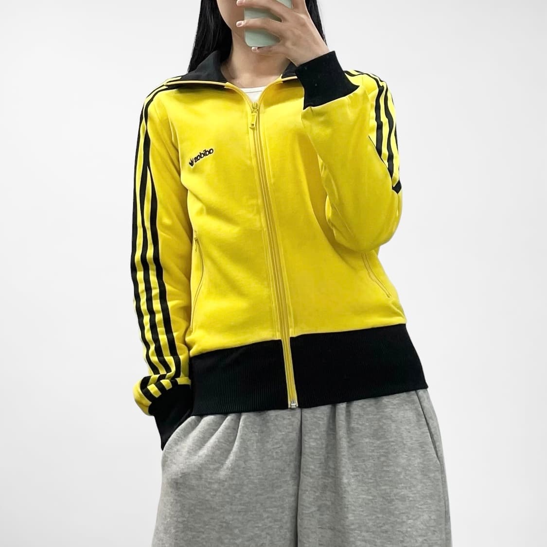 아디다스 베켄바우어 트랙탑 져지 옐로우 블랙 상품이미지1