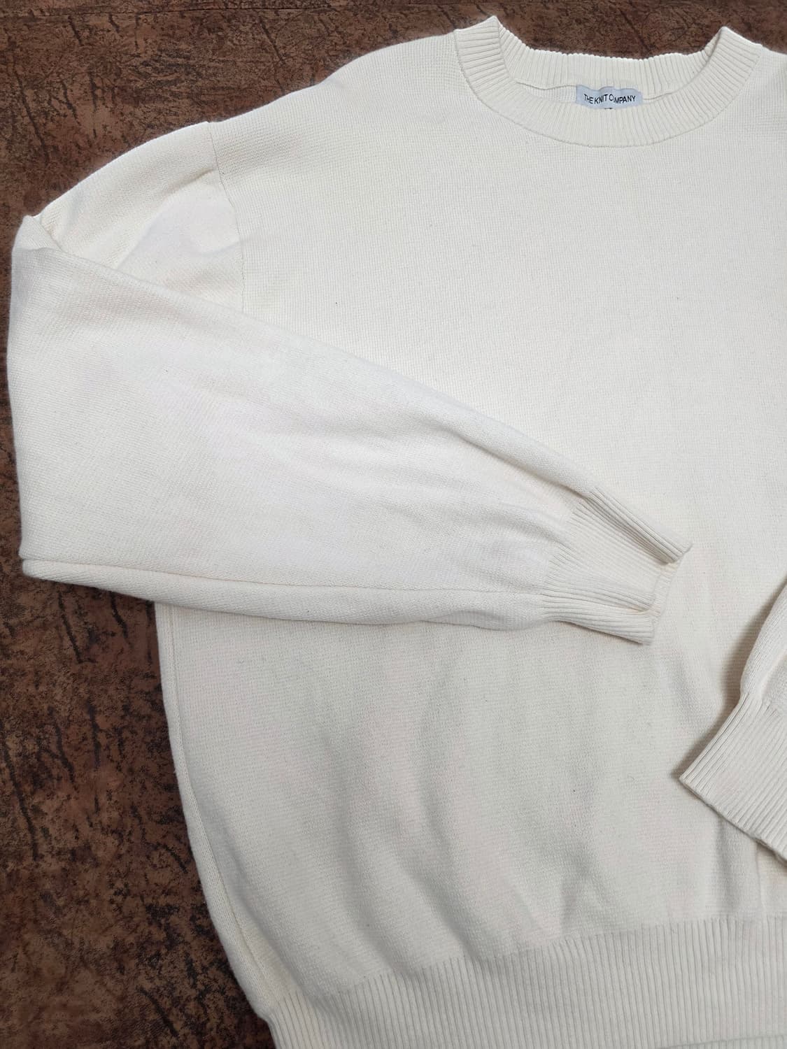 더니트컴퍼니 라운드넥 코튼 니트 L 상품이미지4