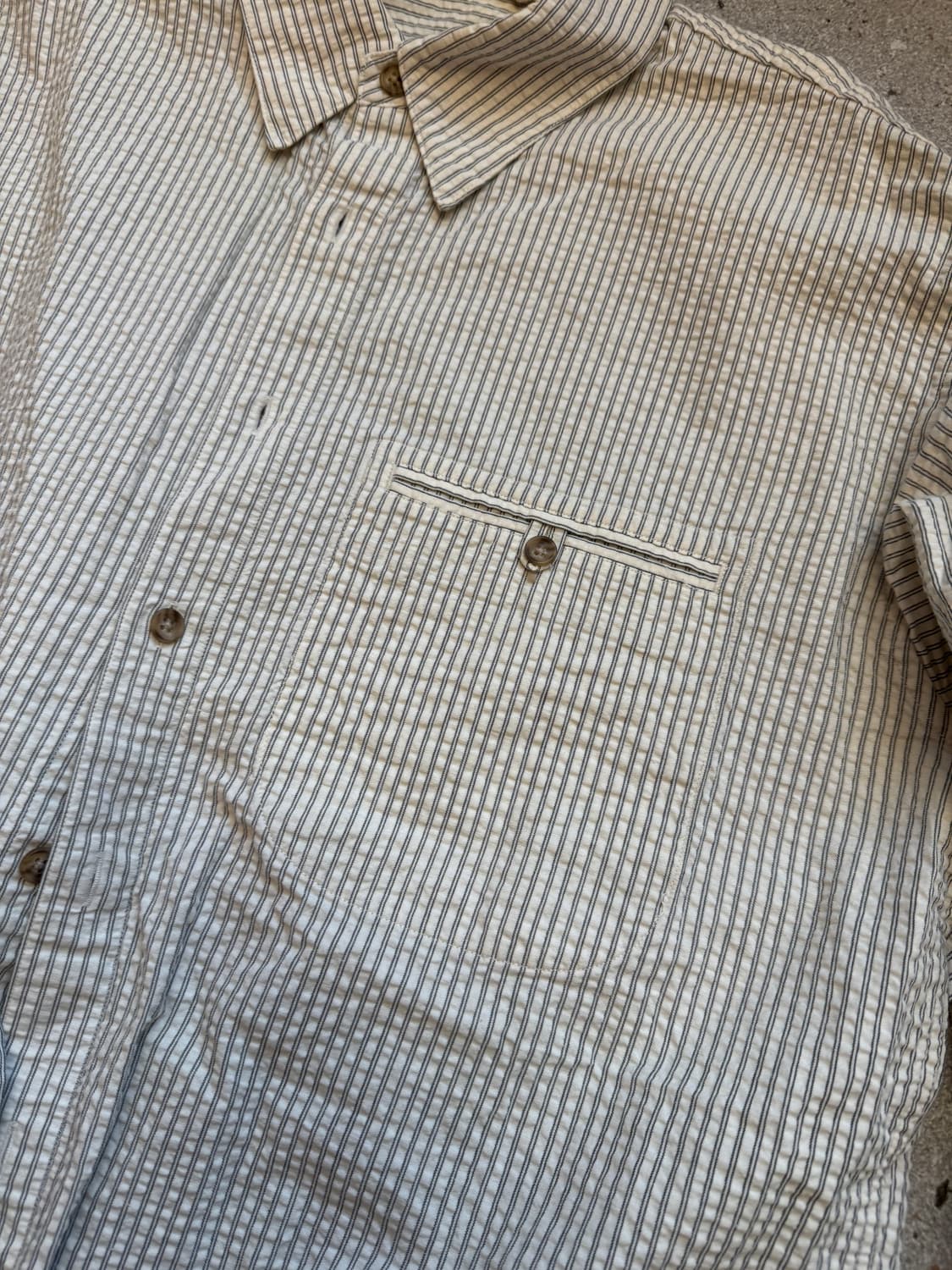 헬로선라이즈 스트라이프 셔츠 상품이미지2