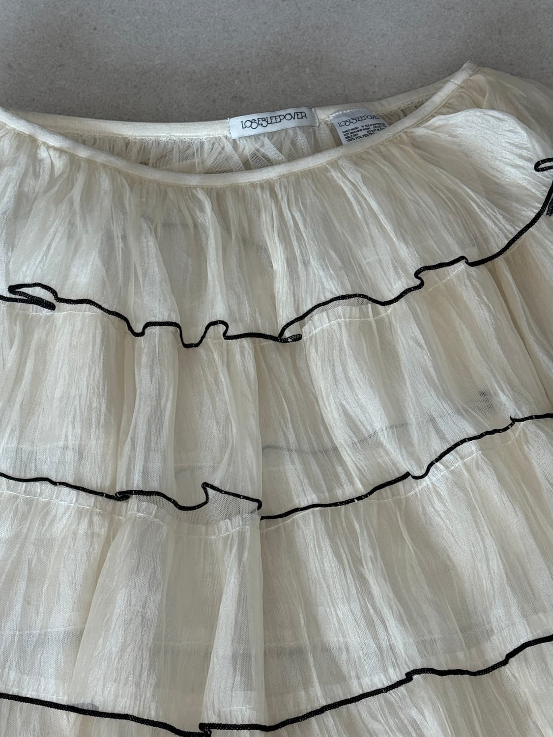 루즈슬립오버 스커트 상품이미지4