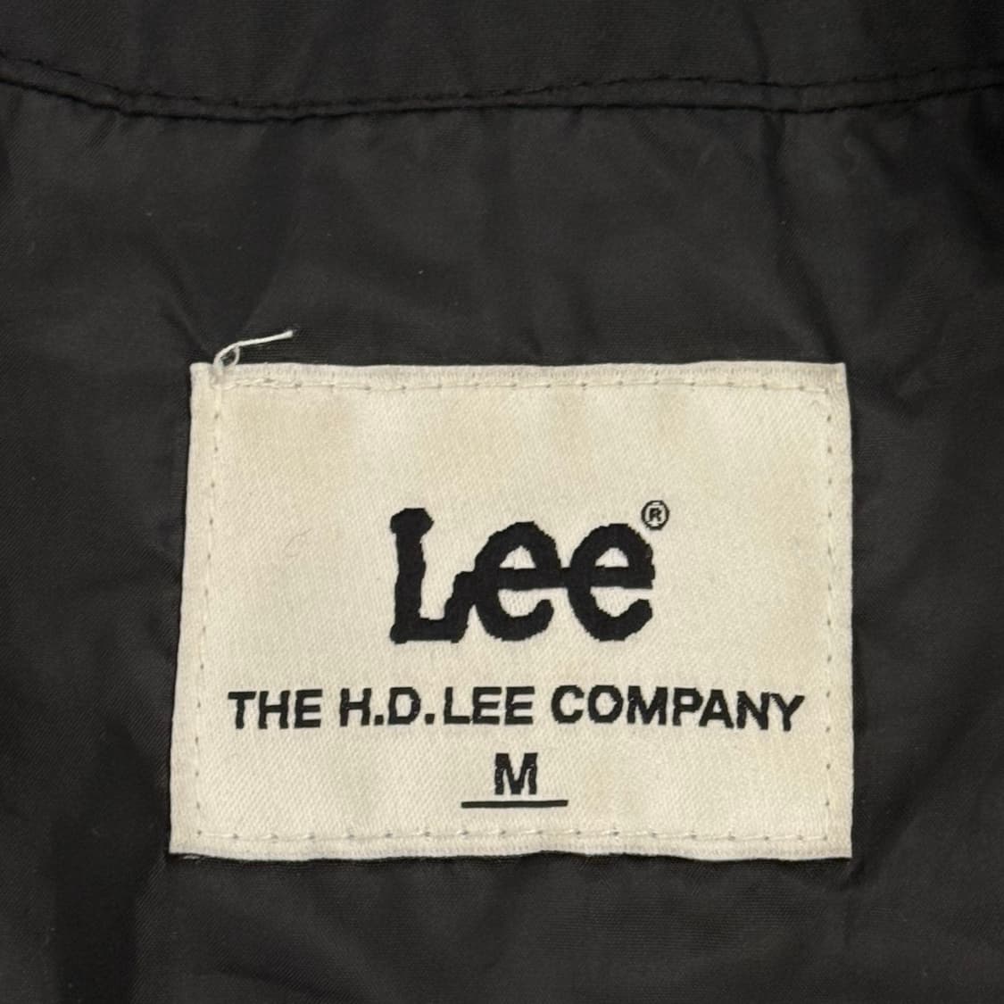 [정품/M] Lee 퀼팅 자켓 블랙 b19 상품이미지5