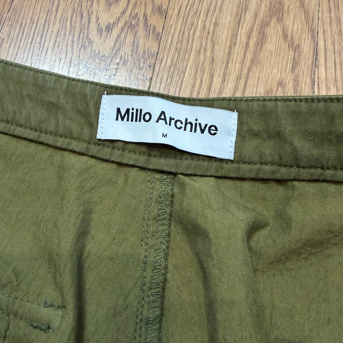 밀로 아카이브 코티드 와이드 카고팬츠 상품이미지3